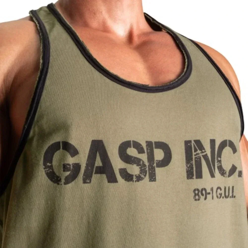 Gasp Division jersey tank Washed Green - Picture 4 of 4